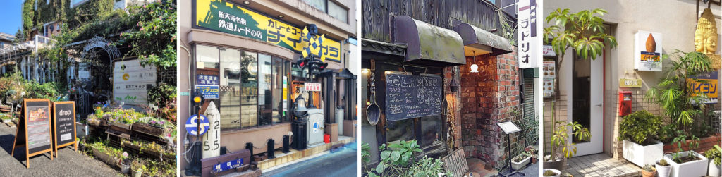 ニッチな飲食店事例。②提案：ビーガンレストラン③愛好：鉄道レストラン⑤時間：レトロ喫茶⑥地域：カンボジアレストラン